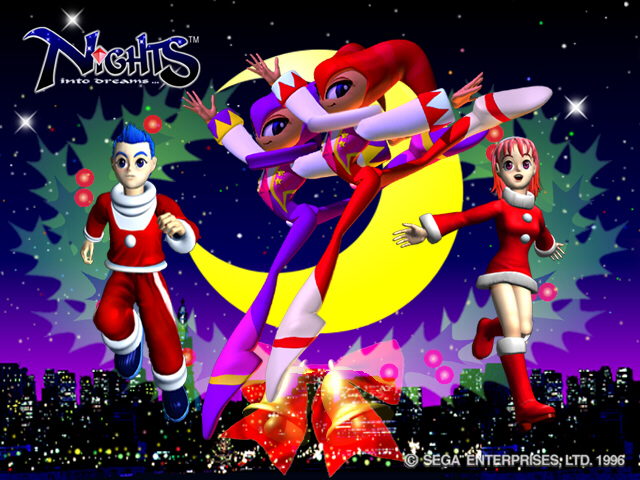 Fonds d'écran officiels : Christmas Nights (Sega Saturn)